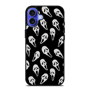 GHOST FACE PATTERN iPhone 16 Case Cover
