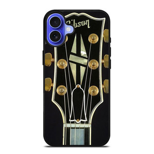 GIBSON GUITAR HEAD LOGO iPhone 16 Case Cover
