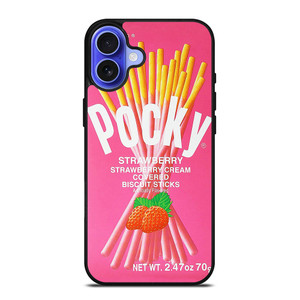 GLICO POCKY STRAWBERRY iPhone 16 Case Cover