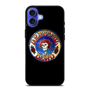 GRATEFUL DEAD BADGE ART iPhone 16 Case Cover GRATEFUL DEAD BADGE ART iPhone 16 Case Cover
