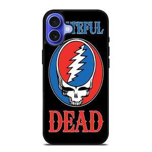GRATEFUL DEAD LOGO BADGE iPhone 16 Case Cover GRATEFUL DEAD LOGO BADGE iPhone 16 Case Cover