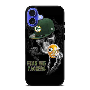 GREEN BAY PACKERS SKULL iPhone 16 Case Cover