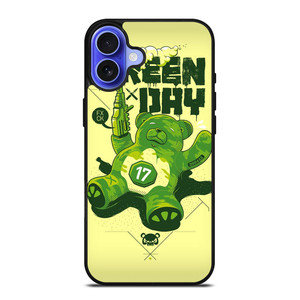 GREEN DAY BAND BEAR GUN iPhone 16 Case Cover GREEN DAY BAND BEAR GUN iPhone 16 Case Cover