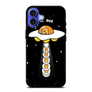 GUDETAMA LAZY EGG UFO iPhone 16 Case Cover