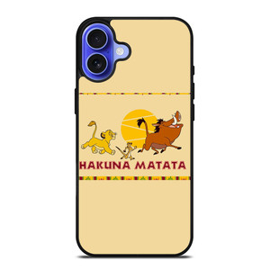HAKUNA MATATA LION KING iPhone 16 Case Cover HAKUNA MATATA LION KING iPhone 16 Case Cover