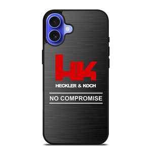 HECKLER AND KOCH NO COMPROMISE iPhone 16 Case Cover HECKLER AND KOCH NO COMPROMISE iPhone 16 Case Cover