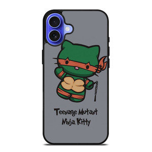 HELLO KITTY TMNT TEENAGE MUTANT NINJA KITTY iPhone 16 Case Cover HELLO KITTY TMNT TEENAGE MUTANT NINJA KITTY iPhone 16 Case Cover