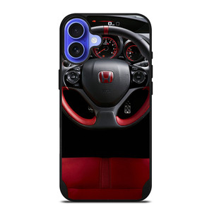 HONDA CIVIC TYPE R STEERING WHEEL iPhone 16 Case Cover HONDA CIVIC TYPE R STEERING WHEEL iPhone 16 Case Cover