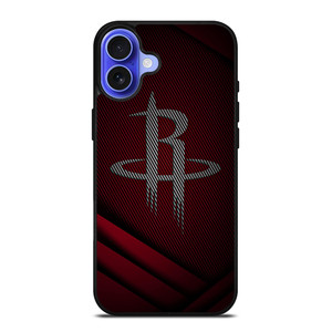 HOUSTON ROCKETS CARBON LOGO iPhone 16 Case Cover
