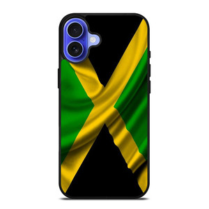 JAMAICAN FLAG iPhone 16 Case Cover JAMAICAN FLAG iPhone 16 Case Cover