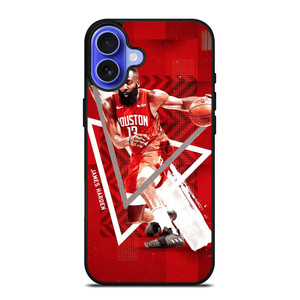 JAMES HARDEN HOUSTON ROCKETS NBA iPhone 16 Case Cover JAMES HARDEN HOUSTON ROCKETS NBA iPhone 16 Case Cover