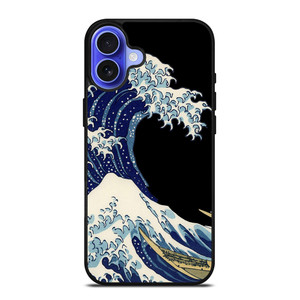 JAPANESE WAVE ART iPhone 16 Case Cover JAPANESE WAVE ART iPhone 16 Case Cover