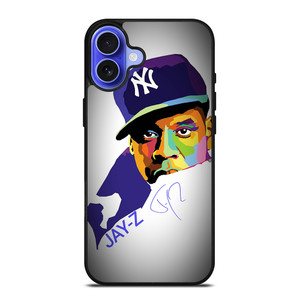 JAY Z NEW YORK ART iPhone 16 Case Cover JAY Z NEW YORK ART iPhone 16 Case Cover