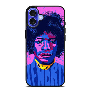JIMI HENDRIX GUITAR LEGEND ART iPhone 16 Case Cover JIMI HENDRIX GUITAR LEGEND ART iPhone 16 Case Cover