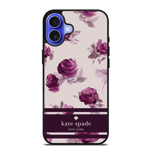 KATE SPADE FLORAL PURPLE iPhone 16 Case Cover