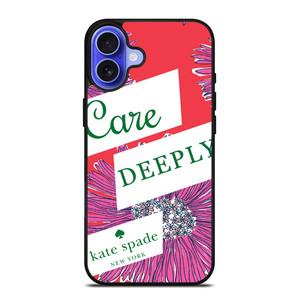 KATE SPADE NEW YORK CARE DEEPLY iPhone 16 Case Cover