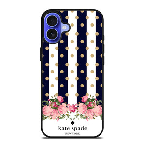 KATE SPADE NEW YORK POLKADOTS FLORAL iPhone 16 Case Cover