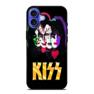 KISS BAND ROCK POSTER iPhone 16 Case Cover KISS BAND ROCK POSTER iPhone 16 Case Cover
