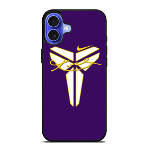 KOBE BRYANT BLACK MAMBA SIGNATURE NIKE iPhone 16 Case Cover