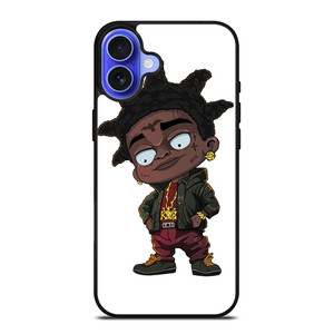 KODAK BLACK CARTOON ART iPhone 16 Case Cover