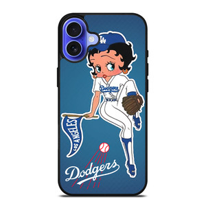 LA DODGERS X BETTY BOOP iPhone 16 Case Cover