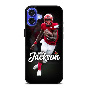 LAMAR JACKSON LOUISVILLE NFL iPhone 16 Case Cover LAMAR JACKSON LOUISVILLE NFL iPhone 16 Case Cover