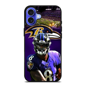 LAMAR JACKSON NFL BALTIMORE RAVENS iPhone 16 Case Cover LAMAR JACKSON NFL BALTIMORE RAVENS iPhone 16 Case Cover