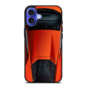 LAMBORGHINI HURACAN EVO ORANGE iPhone 16 Case Cover LAMBORGHINI HURACAN EVO ORANGE iPhone 16 Case Cover