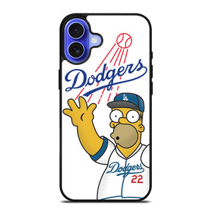 LOS ANGELES DODGERS THE SIMPSONS iPhone 16 Case Cover