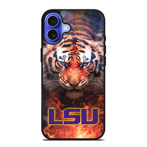 LSU TIGERS LOGO LOUISIANA STATE UNIVERSITY ICON iPhone 16 Case Cover