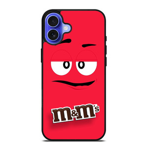 M&M'S CHOCOLATE MASCOT FACE iPhone 16 Case Cover M&M'S CHOCOLATE MASCOT FACE iPhone 16 Case Cover