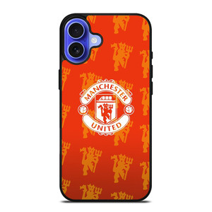 MANCHESTER UNITED FC LOGO RED DEVILS iPhone 16 Case Cover MANCHESTER UNITED FC LOGO RED DEVILS iPhone 16 Case Cover