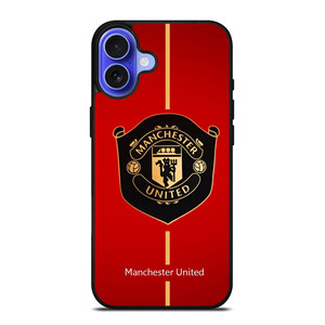 MANCHESTER UNITED MU LOGO iPhone 16 Case Cover MANCHESTER UNITED MU LOGO iPhone 16 Case Cover
