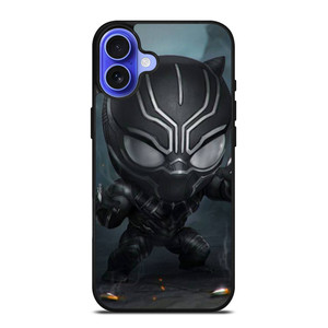 MARVEL BLACK PANTHER KAWAII iPhone 16 Case Cover MARVEL BLACK PANTHER KAWAII iPhone 16 Case Cover