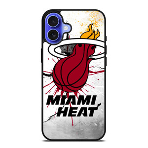 MIAMI HEAT ART LOGO iPhone 16 Case Cover MIAMI HEAT ART LOGO iPhone 16 Case Cover