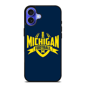 MICHIGAN WOLVERINES LOGO COLLEGE FOOTBALL TEAM iPhone 16 Case Cover MICHIGAN WOLVERINES LOGO COLLEGE FOOTBALL TEAM iPhone 16 Case Cover