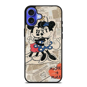 MICKEY MINNIE MOUSE RETRO DISNEY iPhone 16 Case Cover MICKEY MINNIE MOUSE RETRO DISNEY iPhone 16 Case Cover