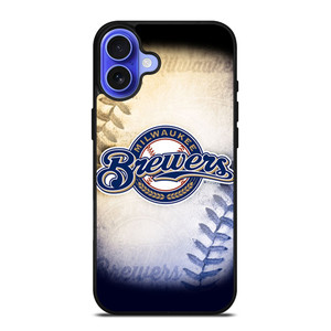 MILWAUKEE BREWERS MLB LOGO iPhone 16 Case Cover MILWAUKEE BREWERS MLB LOGO iPhone 16 Case Cover