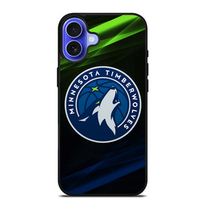 MINNESOTA TIMBERWOLVES LOGO iPhone 16 Case Cover MINNESOTA TIMBERWOLVES LOGO iPhone 16 Case Cover