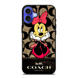 MINNIE MOUSE COACH iPhone 16 Case Cover