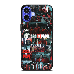 MONEY HEIST LA CASA DE PAPEL iPhone 16 Case Cover MONEY HEIST LA CASA DE PAPEL iPhone 16 Case Cover