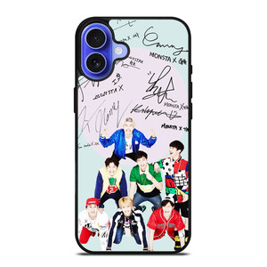 MONSTA X K POP SIGNATURE iPhone 16 Case Cover MONSTA X K POP SIGNATURE iPhone 16 Case Cover