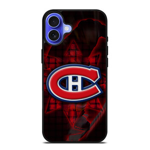 MONTREAL CANADIENS RED GLOW SYMBOL iPhone 16 Case Cover