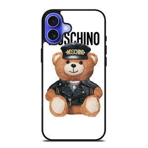 MOSCHINO TEDDY BEAR COOL iPhone 16 Case Cover MOSCHINO TEDDY BEAR COOL iPhone 16 Case Cover
