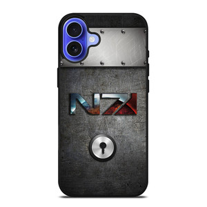 N7 MASS EFFECT METAL LOGO iPhone 16 Case Cover N7 MASS EFFECT METAL LOGO iPhone 16 Case Cover