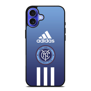 NEW YORK CITY FC ADIDAS STRIPES iPhone 16 Case Cover