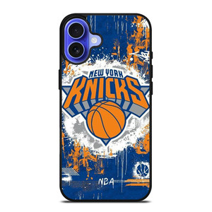 NEW YORK KNICKS BASKETBALL NBA LOGO iPhone 16 Case Cover