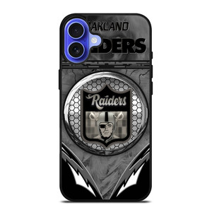 OAKLAND RAIDERS NFL LOGO iPhone 16 Case Cover OAKLAND RAIDERS NFL LOGO iPhone 16 Case Cover