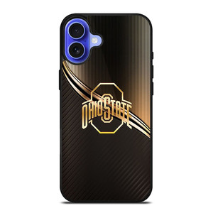 OHIO STATE FOOTBALL GOLD LOGO iPhone 16 Case Cover OHIO STATE FOOTBALL GOLD LOGO iPhone 16 Case Cover