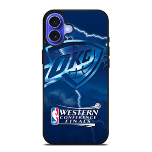 OKC OKLAHOMA CITY THUNDER NBA iPhone 16 Case Cover